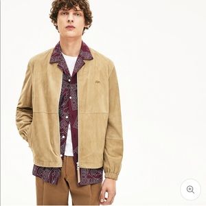 Lacoste Suede Bomber Jacket XL NWT